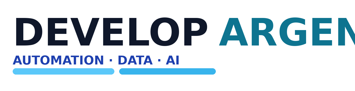 DevelopArgentina Logo Dark