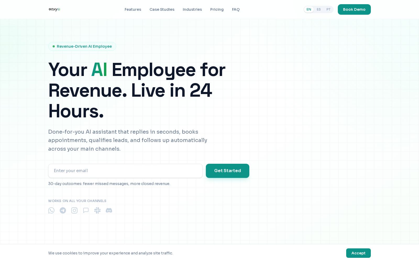 Eaxy Portfolio cover